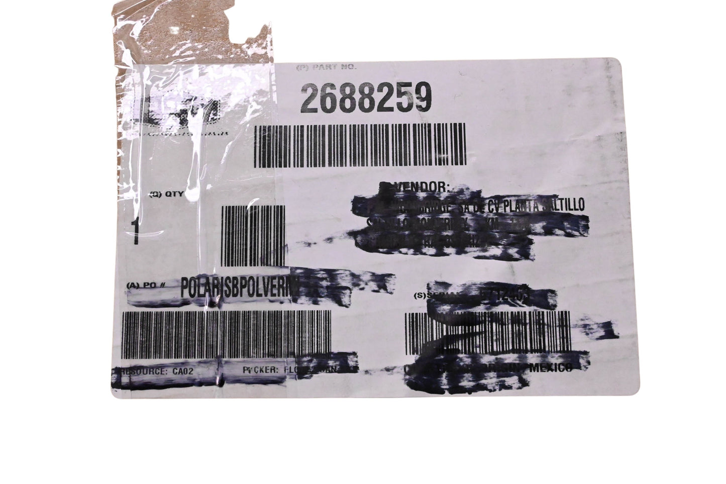 New OEM Polaris 2688259 Passenger Seat Bottom Assembly NOS