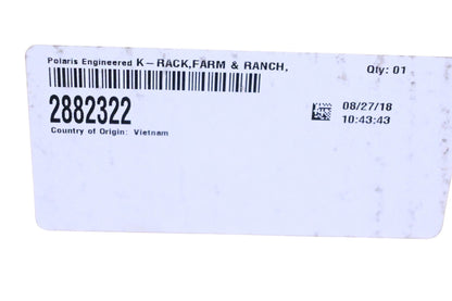 New OEM Polaris 2882322 Farm & Ranch Rear Rack NOS