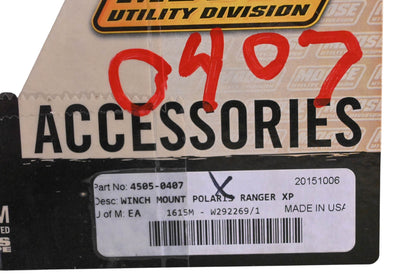 Moose Utilities 4505-0407 Winch Mount Assembly Kit NOS