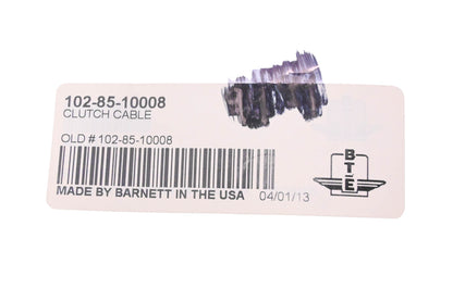 Barnett 102-85-10008, 7081600 Clutch Cable Assembly NOS