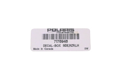 New OEM Polaris 7176946 Ranger RZR Left Side Decal NOS