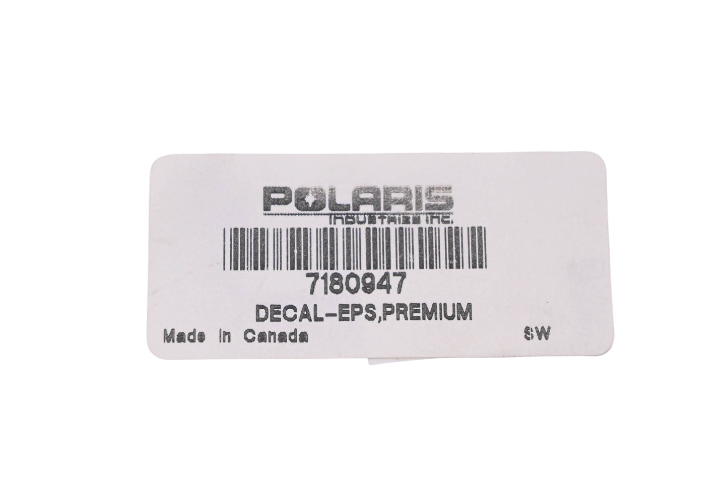 New OEM Polaris 7180947 EPS Body Decal NOS