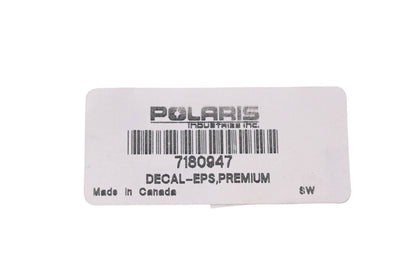 New OEM Polaris 7180947 EPS Body Decal NOS