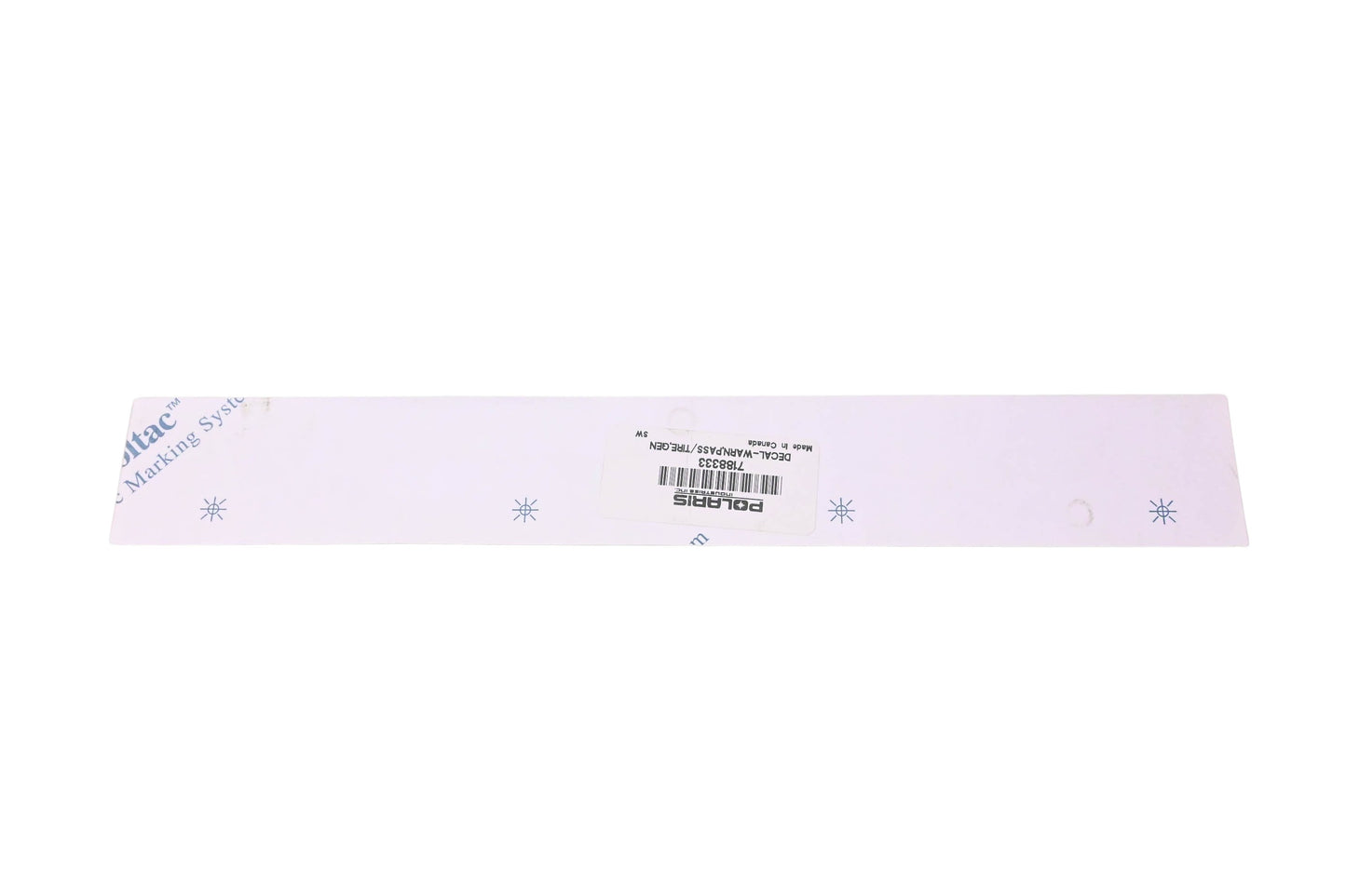 New OEM Polaris 7188333 Tire Pressure Warning Information Decal NOS