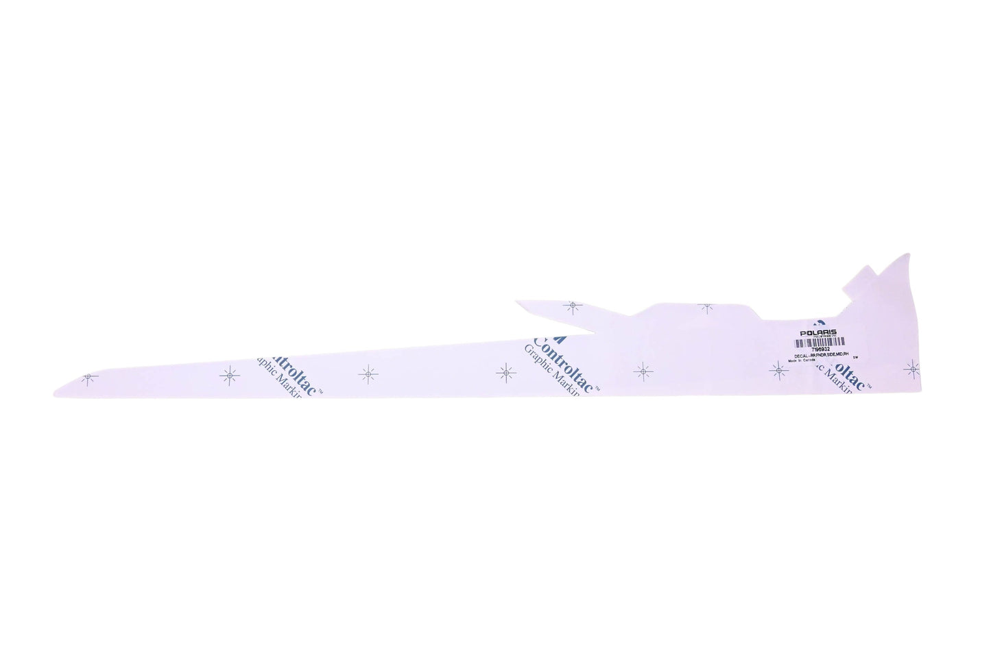New OEM Polaris 7196932 Right Side Fender XP Decal NOS