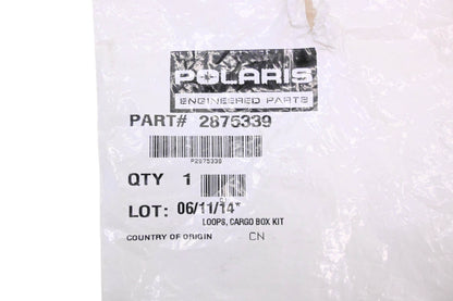 New OEM Polaris 2875339 Cargo Box Loop Kit NOS