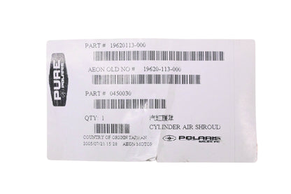 New OEM Polaris 0450030, 19620113-000 Cylinder Air Shroud Cover NOS