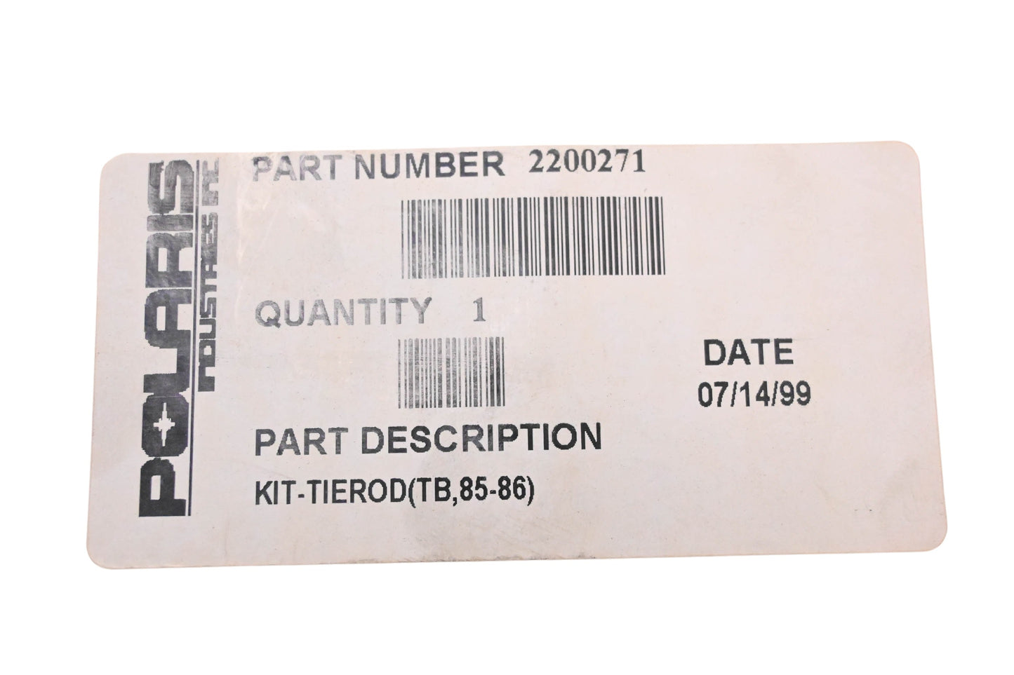 New OEM Polaris 2200271 Tie Rod Steering NOS