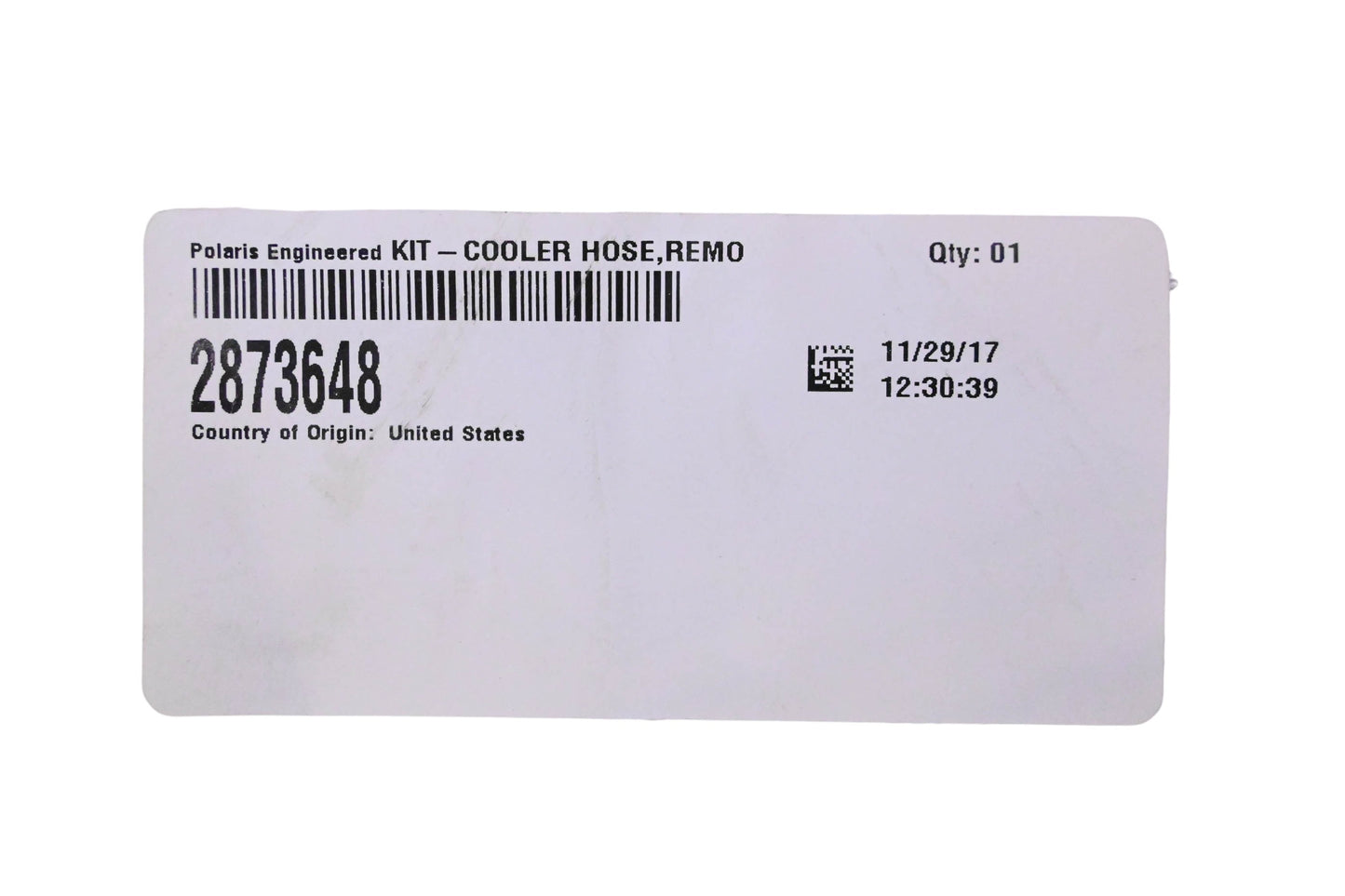 New OEM Polaris 2873648 Remote Valve Cooler Hose Assembly Kit NOS