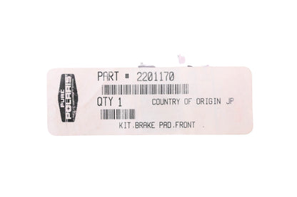 New OEM Polaris 2201170 Front Brake Pad Kit NOS