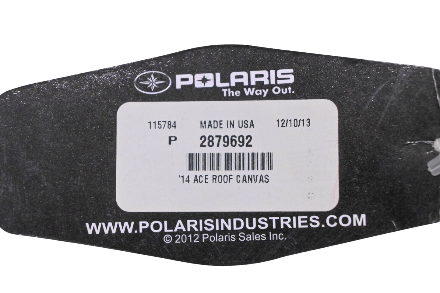 New OEM Polaris 2879692 Ace Roof Canvas Assembly NOS