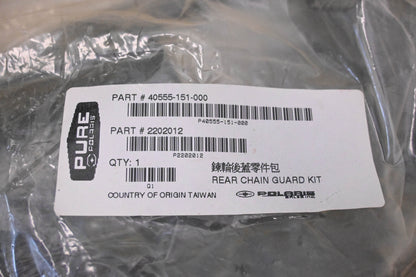 New OEM Polaris 2202012, 40555-151-000 Rear Chain Guard Assembly Kit NOS