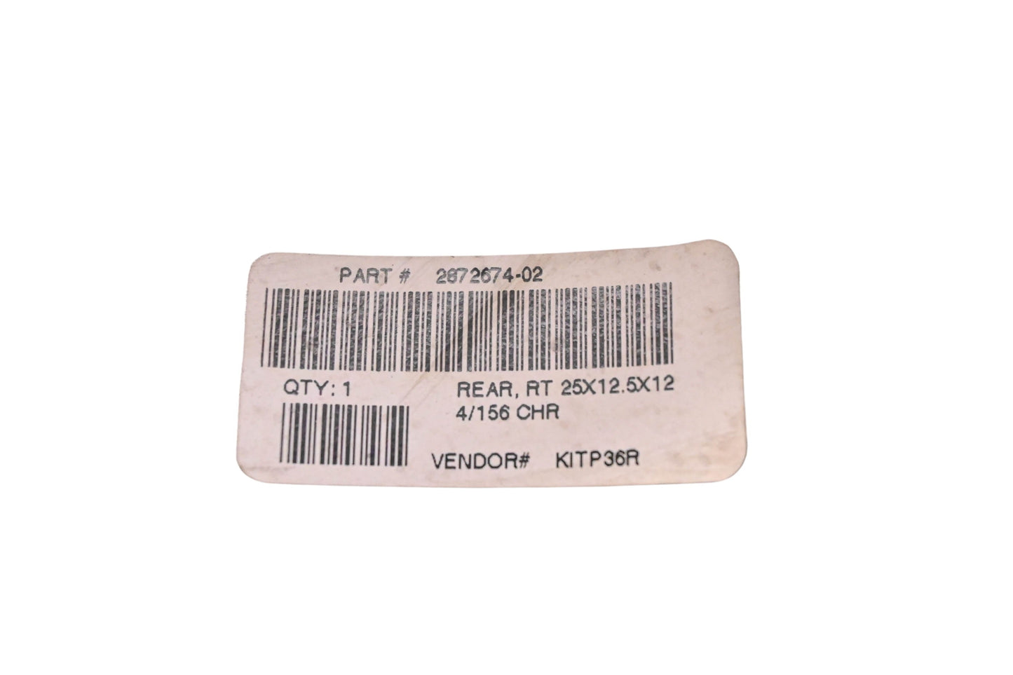 OEM Polaris 2872674-02 12x7 Wheel Rim