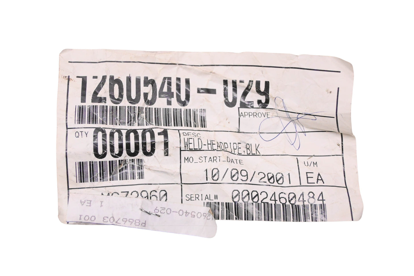 New OEM Polaris 1260540-029 Exhaust Head Pipe NOS