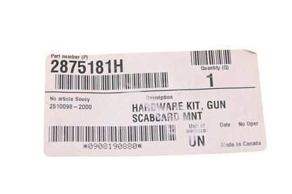New OEM Polaris 2875181H Gun Scabbard Hardware Kit NOS