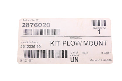 New OEM Polaris 2876020 Plow Mount Kit NOS