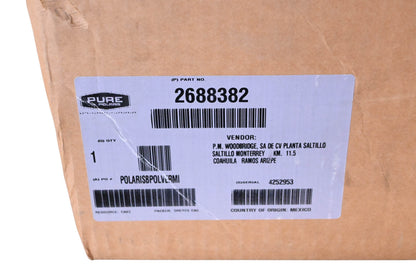 New OEM Polaris 2688382 Black/Turbo Silver Seat Bottom Assembly NOS
