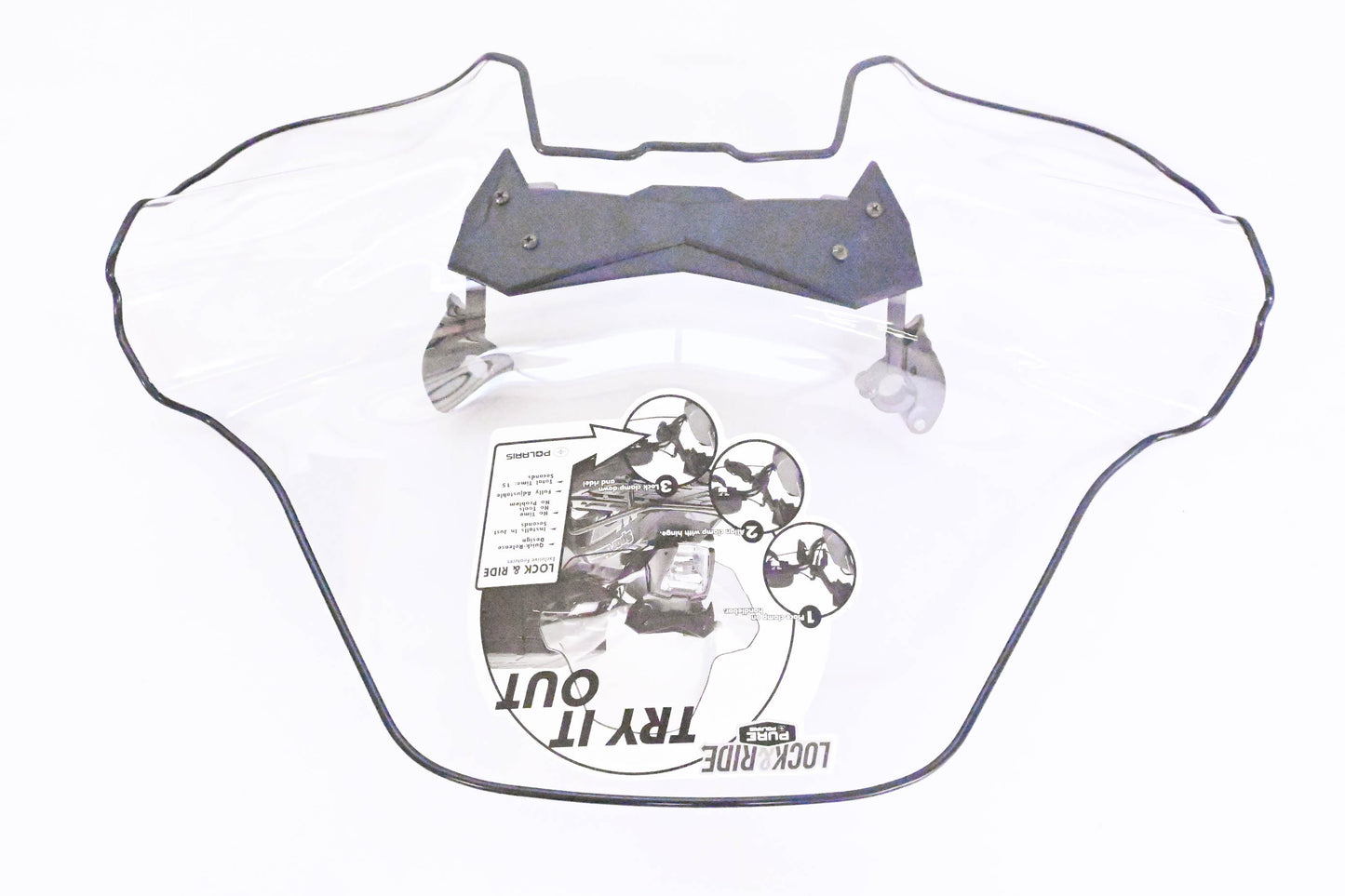 New OEM Polaris 2876017 Tall Clear Windshield NOS