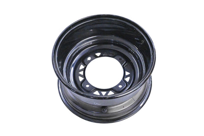 New OEM Polaris 1522567-067 12x6" Black Front Wheel Rim NOS