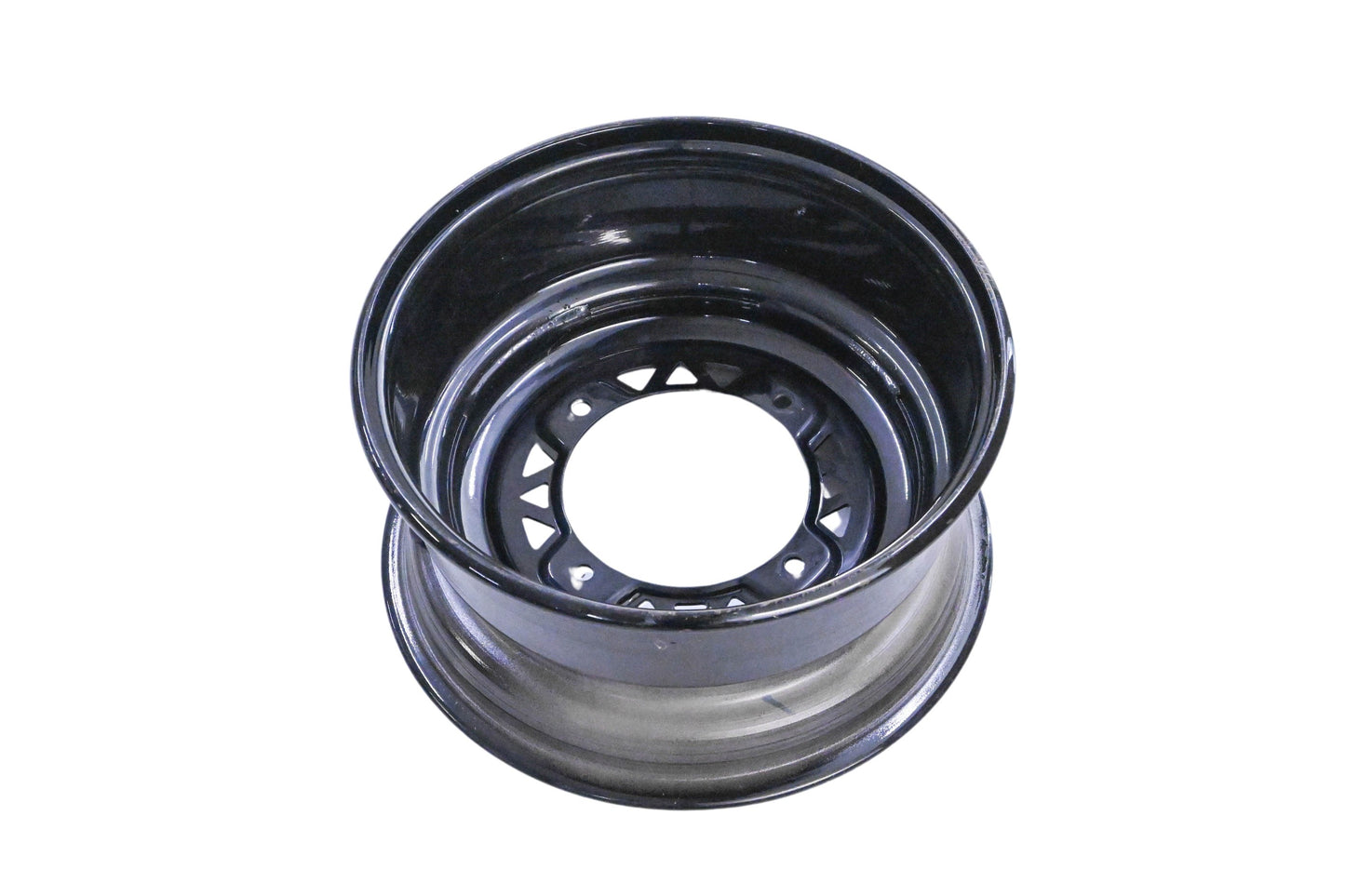 New OEM Polaris 1522568-067 12x6" Black Wheel Rim NOS