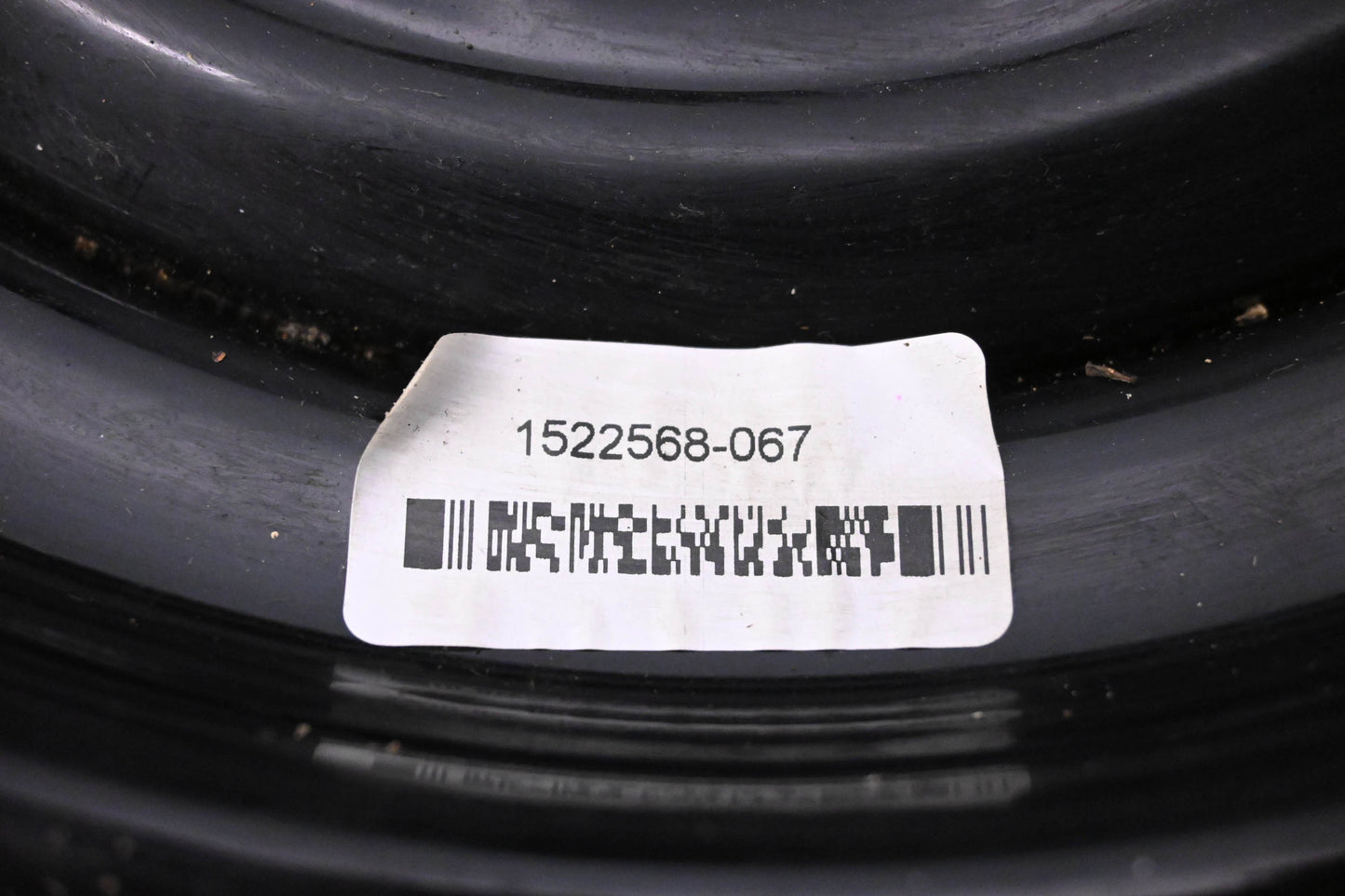 New OEM Polaris 1522568-067 12x6" Black Wheel Rim NOS