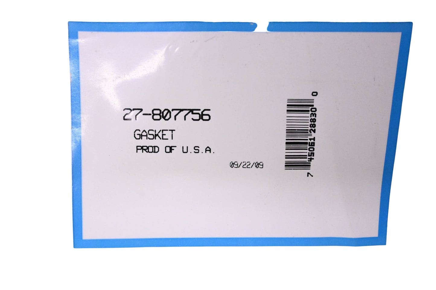 Aftermarket 27-807756 Gasket NOS
