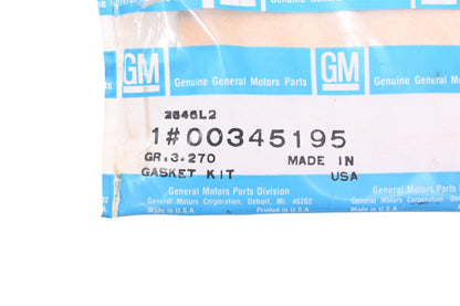 GM 345195 Intake Manifold Gasket Kit NOS