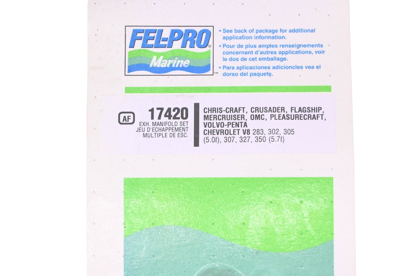 Fel-Pro 17420 Exhaust Manifold Gasket Kit NOS