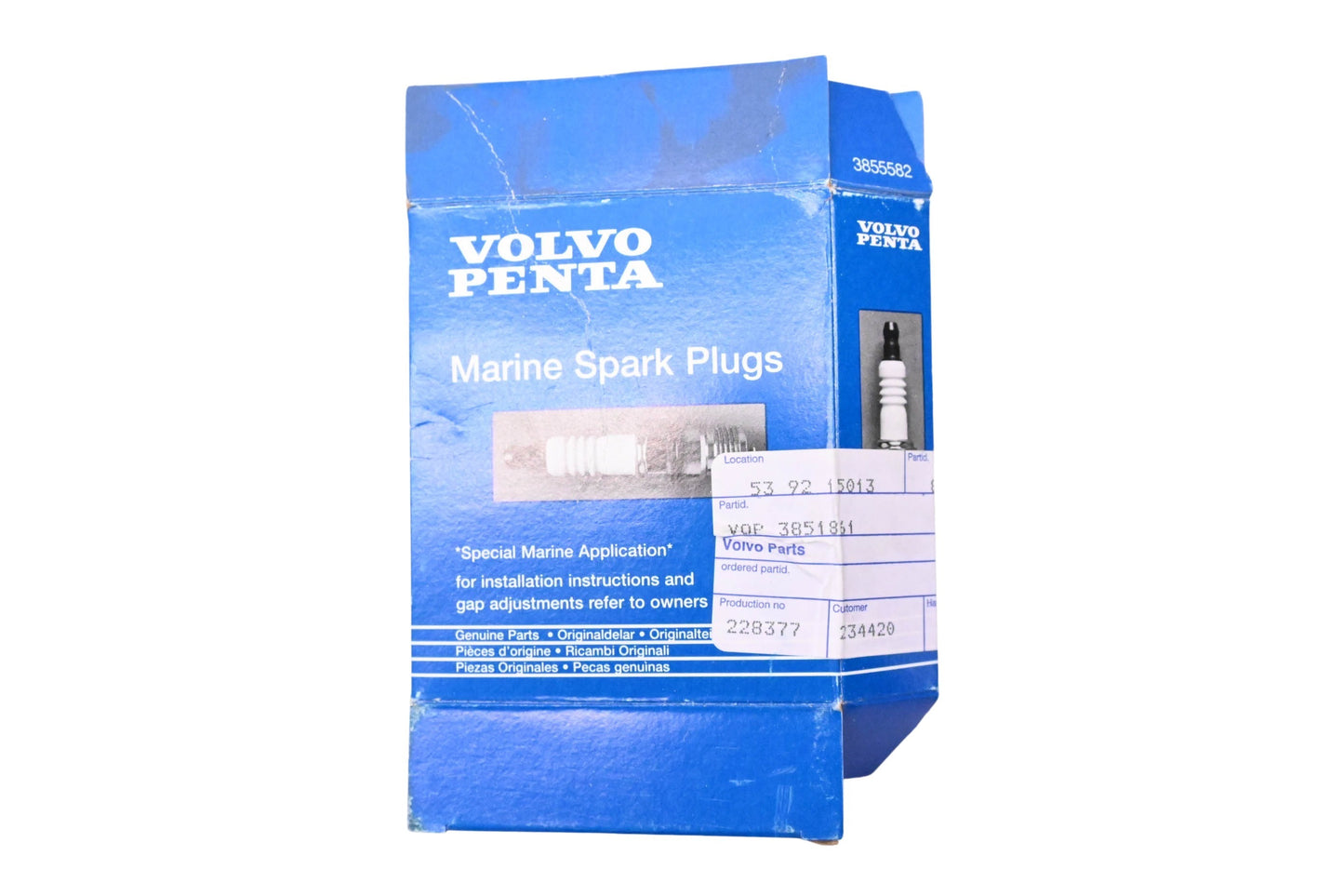 Volvo Penta 3851861 Spark Plug NOS