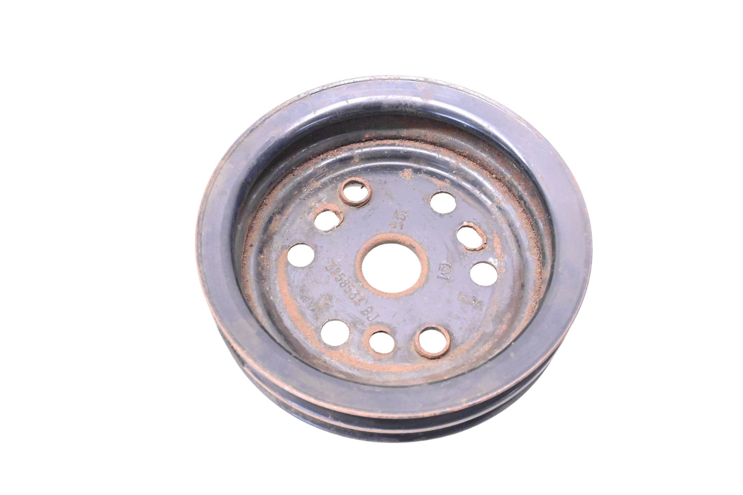 GM 3858533 2 Groove Crank Shaft Pulley NOS