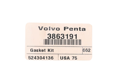 Volvo Penta 3863191 Exhaust Elbow Riser Gasket Kit NOS