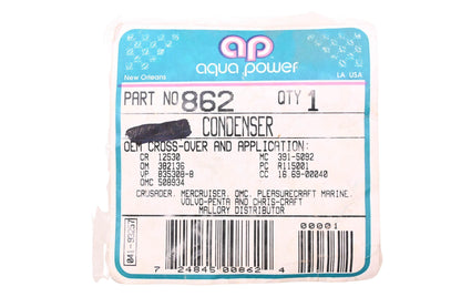 Aqua Power AP-862, 508934 Condenser NOS