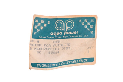 Aqua Power AP-858, 65864 Distributor Rotor NOS