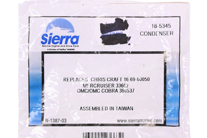 Sierra 18-5345 Condenser NOS