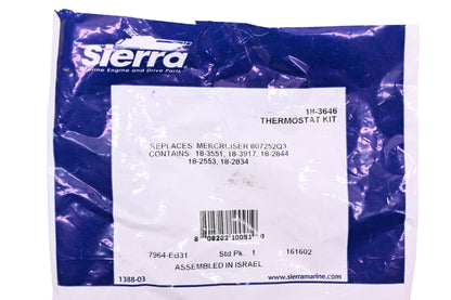 Sierra 18-3646, 807252Q3 Thermostat Kit NOS