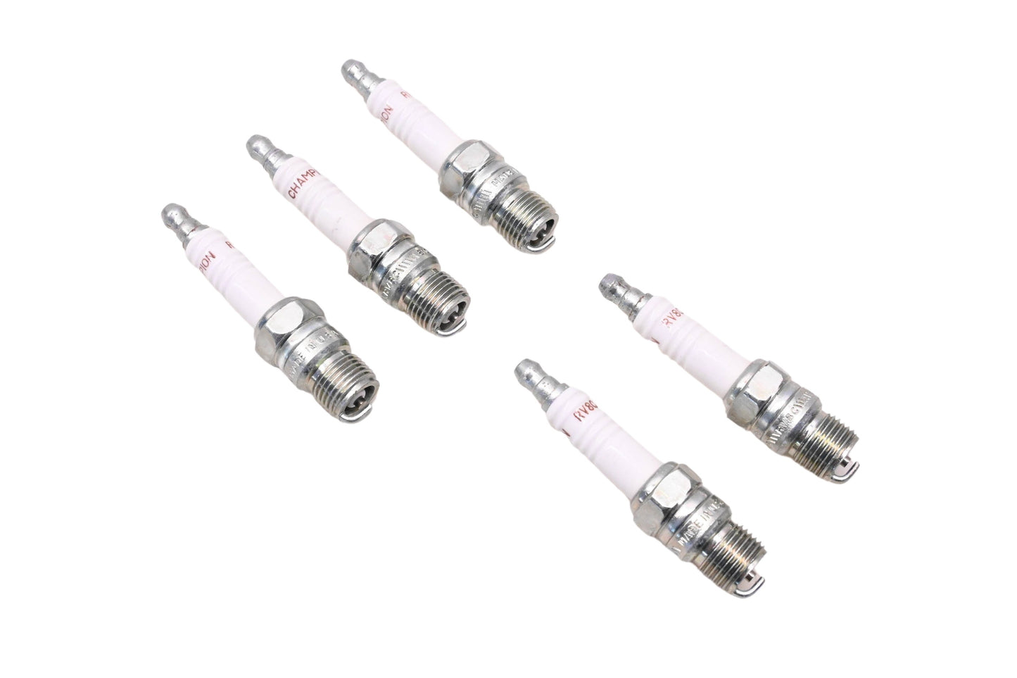 Champion 121, RV8C Spark Plugs Qty 5 NOS