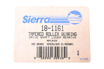 Sierra 18-1161 Tapered Roller Bearing Assembly NOS