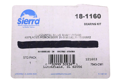 Sierra 18-1160 Double Roller Drive Bearing Assembly Kit NOS