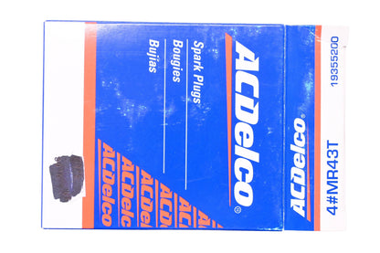 ACDelco MR43T, 19355200 Spark Plugs Qty 4 NOS