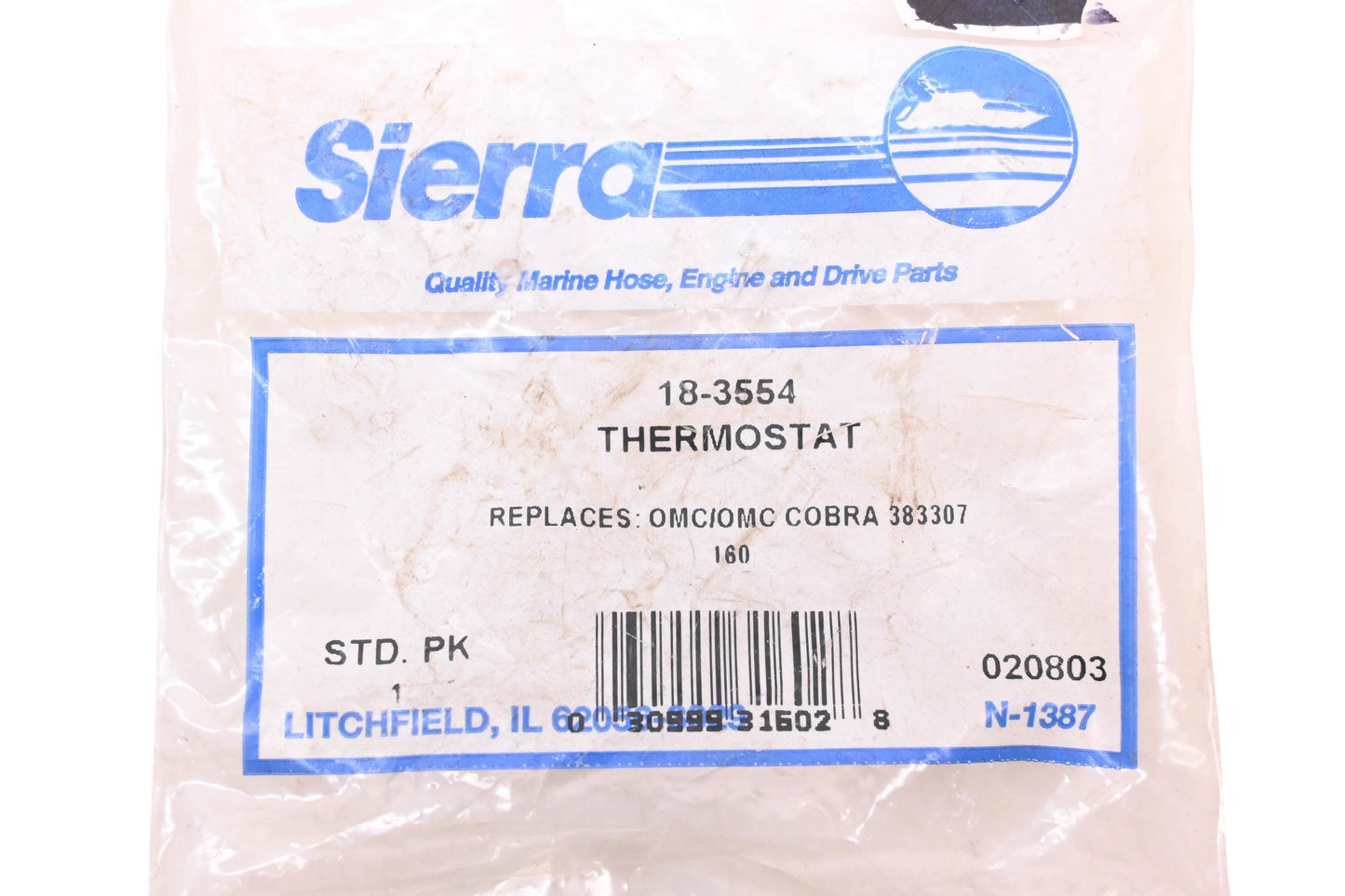 Sierra 18-3554 Thermostat NOS