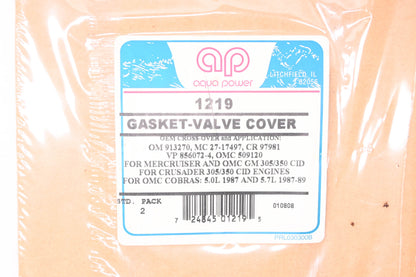 Aqua Power 1219 2 Pack Valve Cover Gasket Kit NOS