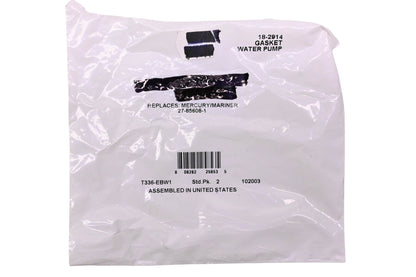 Sierra 18-2914, 27-85608-1 Water Pump Gasket NOS