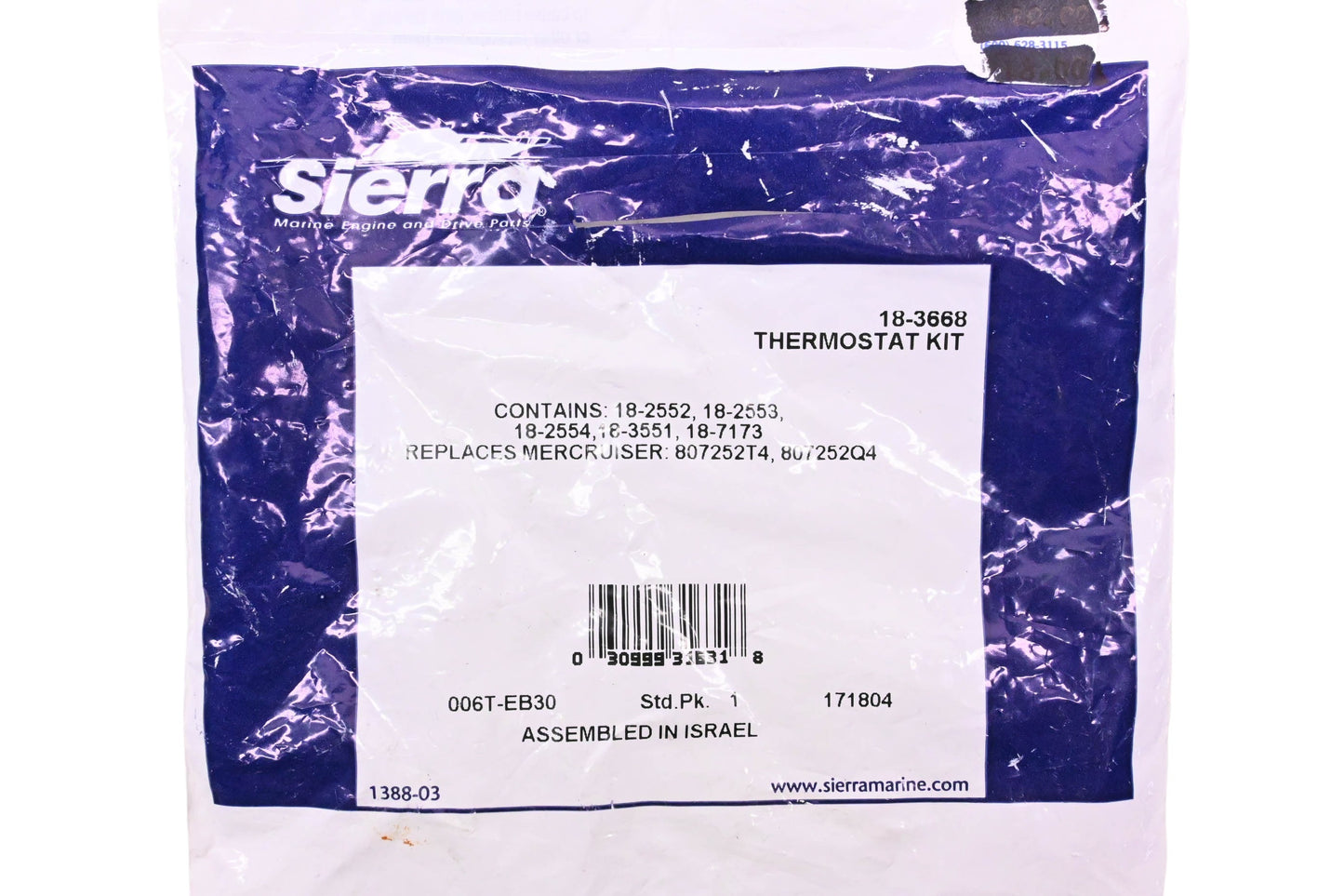 Sierra 18-3668 Thermostat Kit NOS