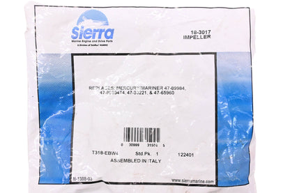 Sierra 18-3017, 47-89984 Water Pump Impeller NOS