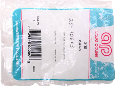 Aqua Power AP-205, 25-30613 O-Rings Qty 2 NOS