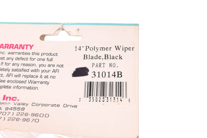 AFI 31014B 14" Wiper Blade NOS