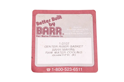Barr Marine 1-0107 Manifold Gasket NOS