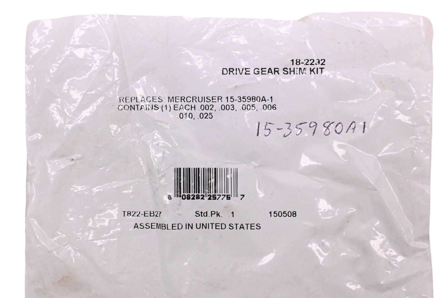 Sierra 18-2292, 15-35980A1 Shim Kits Qty 3 NOS