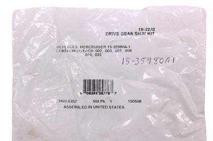 Sierra 18-2292, 15-35980A1 Shim Kits Qty 3 NOS