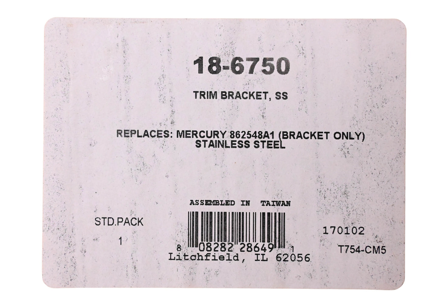 Sierra 18-6750 Floor Mount Trim Bracket NOS